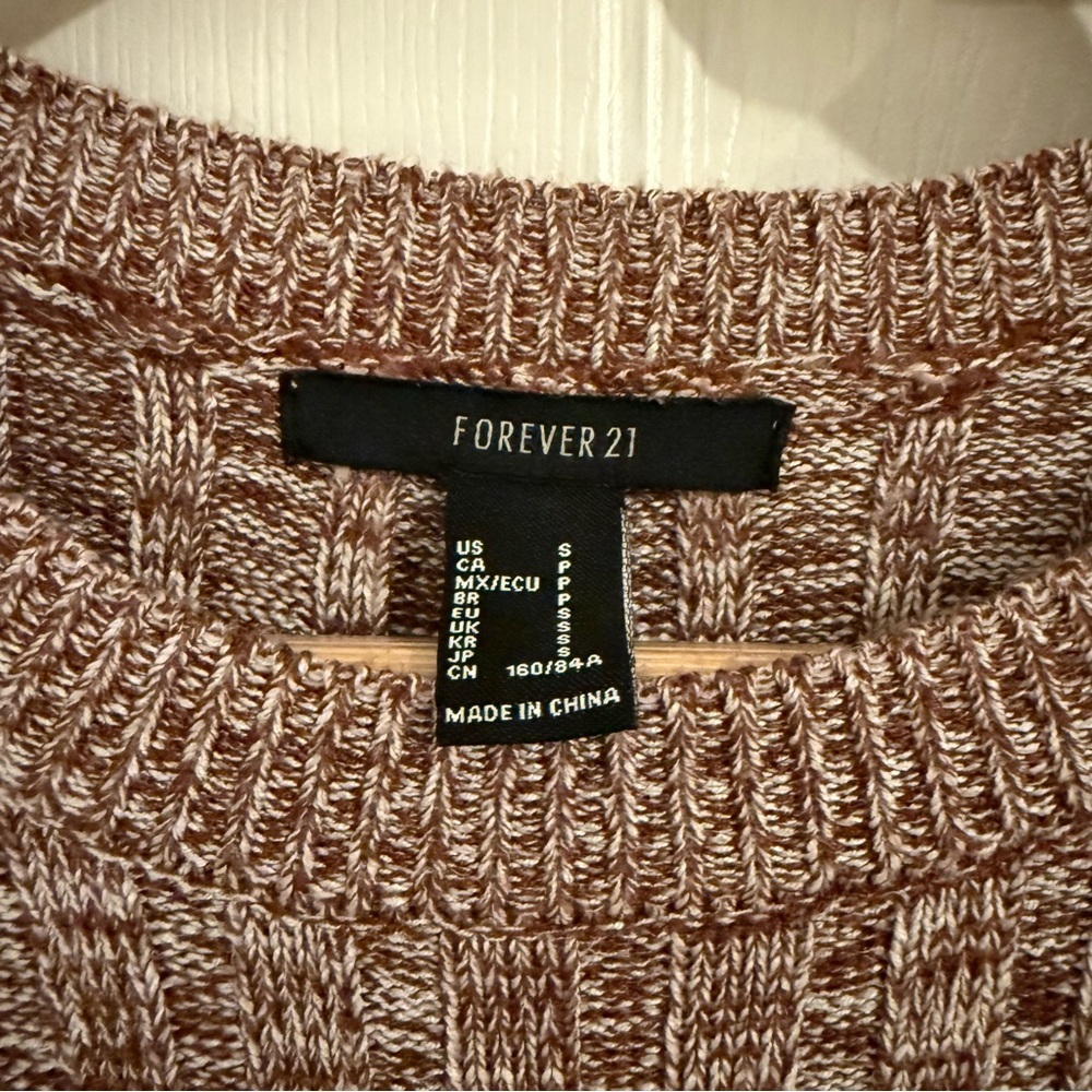 Forever 21 Cutout Sweater/Knitted Mini Dress Small - Picture 4 of 5